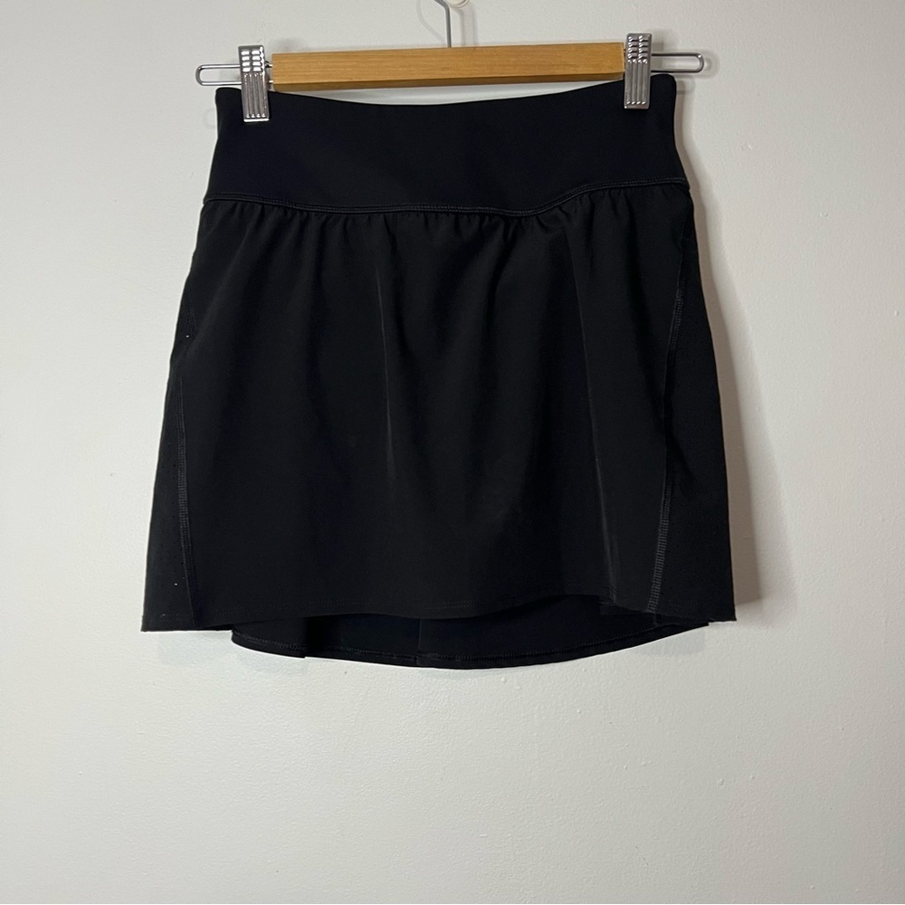 Spanx black mini skort skirt size small - Picture 2 of 7